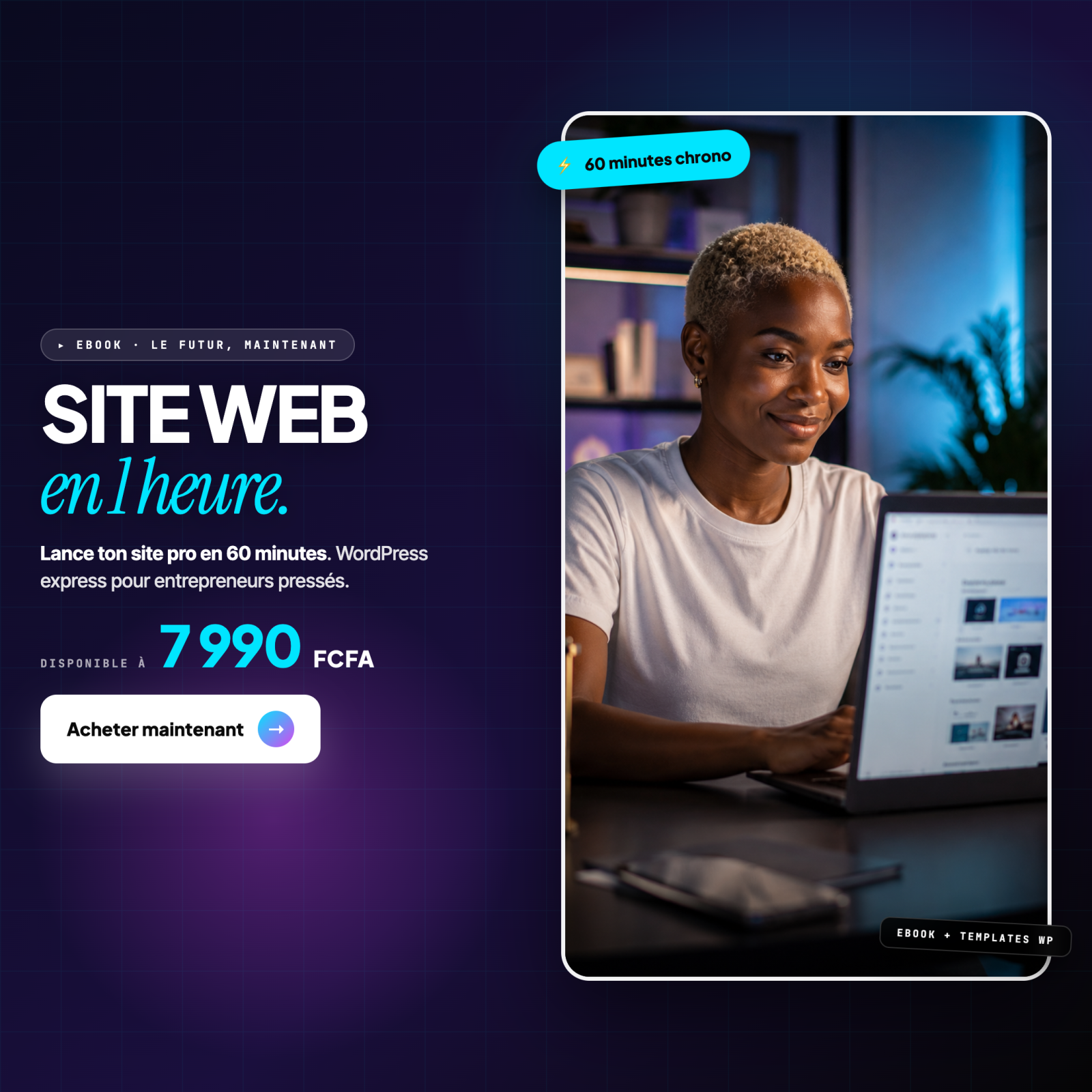 Créer un site web professionnel en 1 heure avec l'IA
