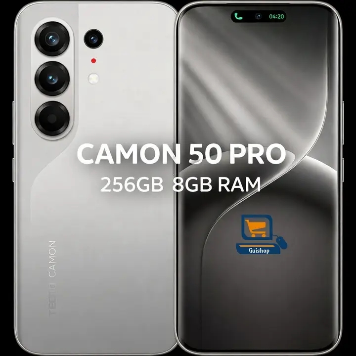 Tecno Camon 50 - 256Go 8Go RAM - Neuf sous carton + Garantie 12 Mois