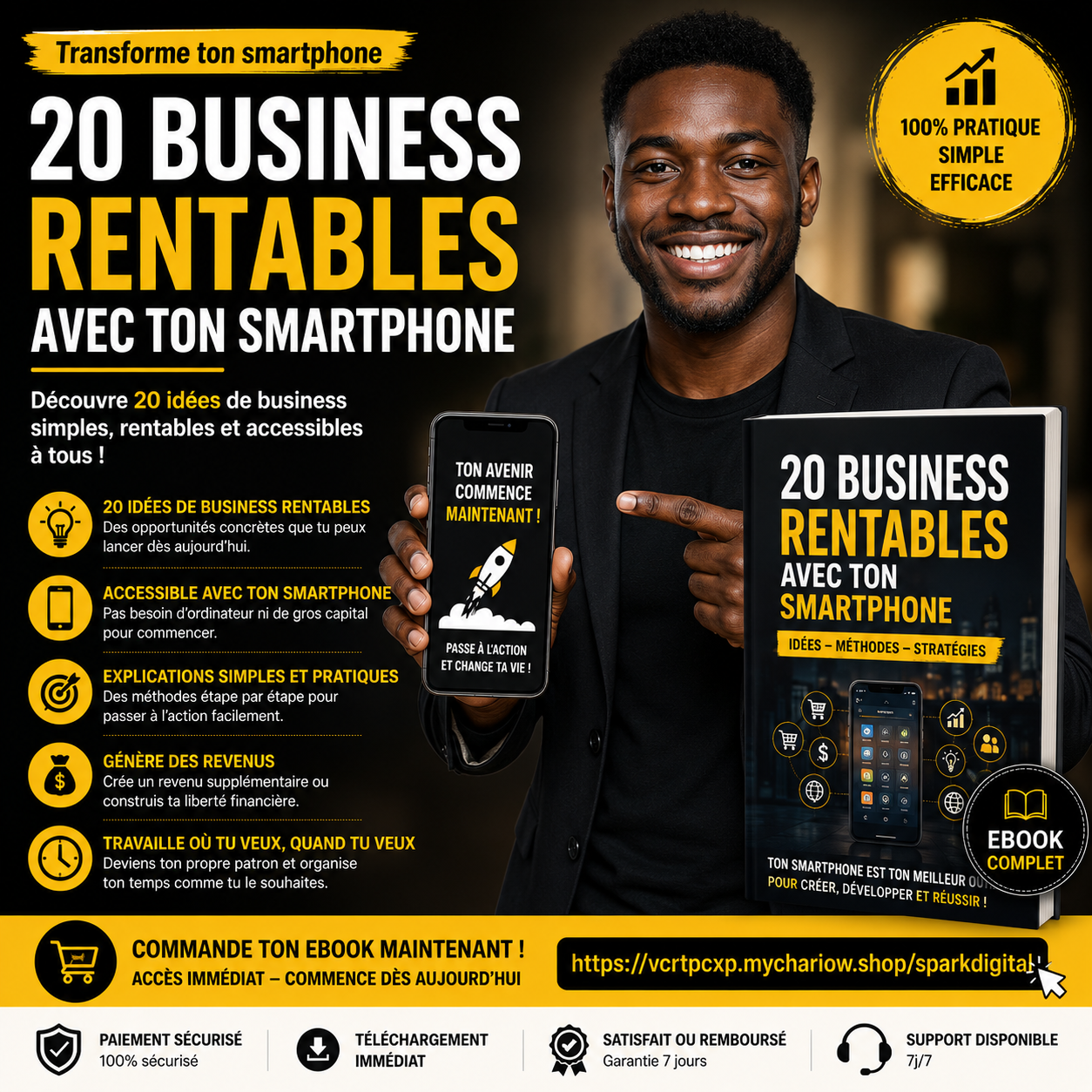 🚀 20 Business rentables à lancer avec un simple smartphone (Même sans expérience)