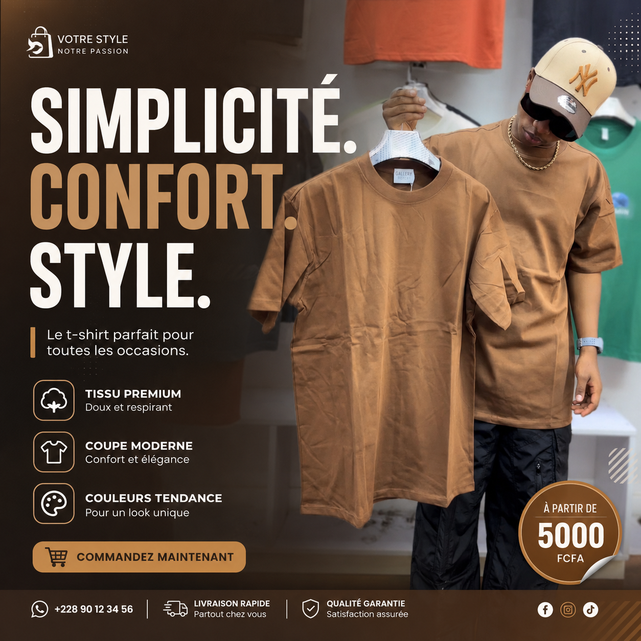 Le confort rencontre le style.