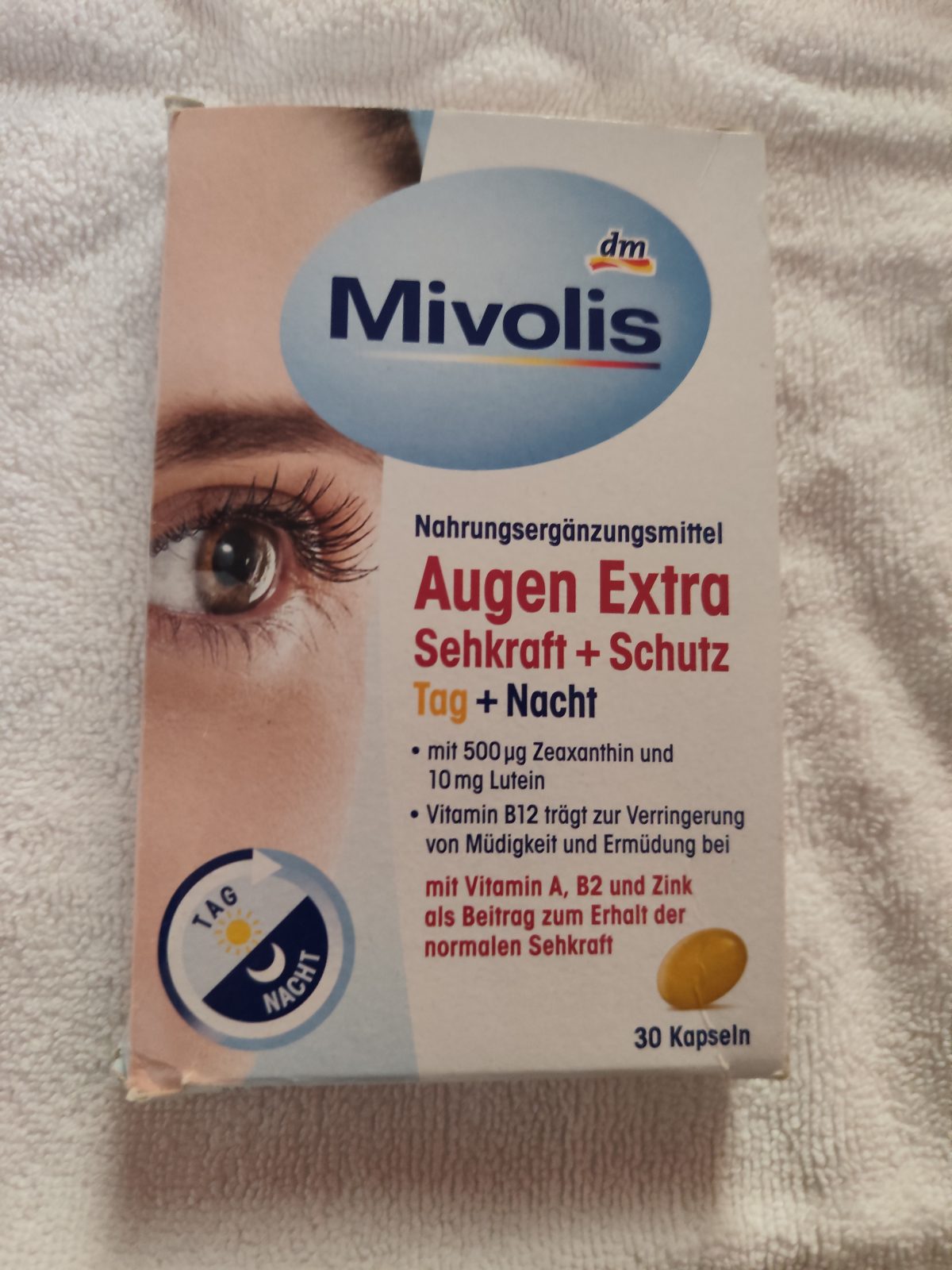 Gélule pour les yeux